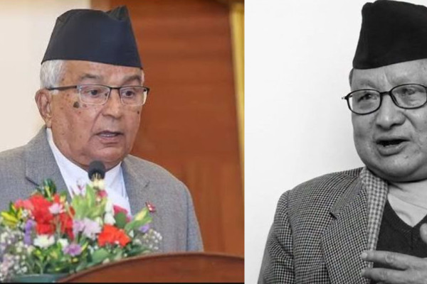 राष्ट्रप्रति पौडेलद्वारा श्रेष्ठको निधनप्रति दुःख व्यक्त